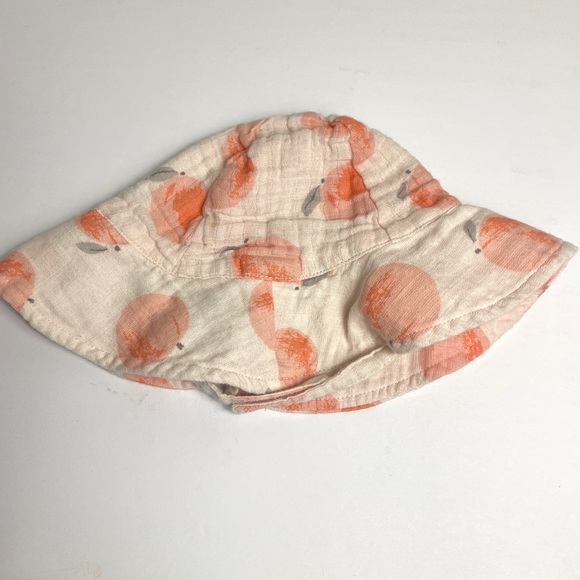 Angel Dear Other - Angel Dear Baby Sun Hat Pink Peaches 100% Cotton Gauzy 12-24 months
